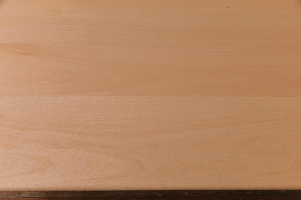 中古　飛騨産業　キツツキ　kids furniture　KF154TB　ビーチ材　キッズスタッキングテーブル(キャスター付きテーブル)(R-038398)