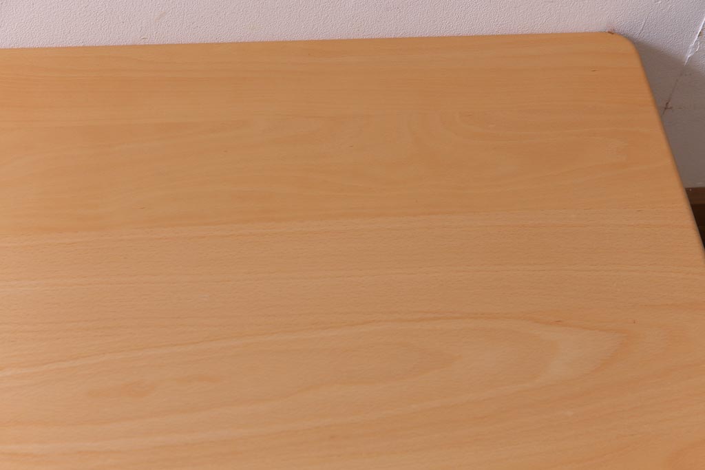 中古　飛騨産業　キツツキ　kids furniture　KF151TB　ビーチ材　キッズスタッキングテーブル(キャスター付きテーブル)(R-038405)