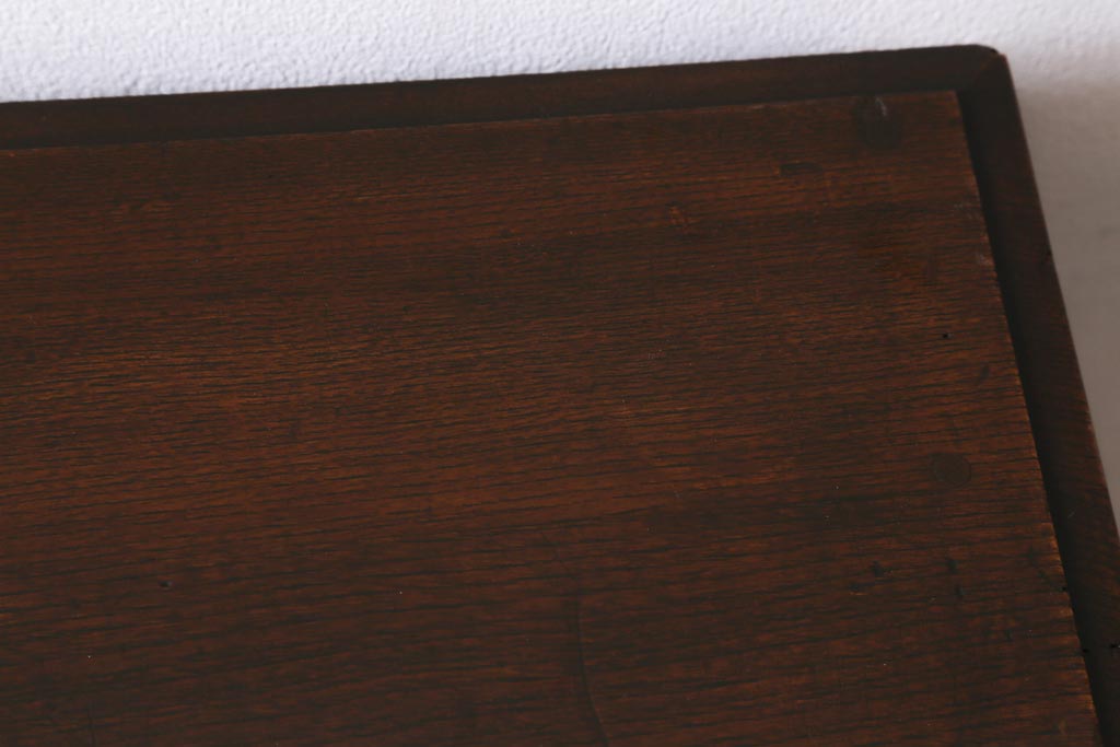 アンティーク家具　和製アンティーク　昭和初期　タモ材　上質なつくりのチェスト(引き出し)(R-038448)
