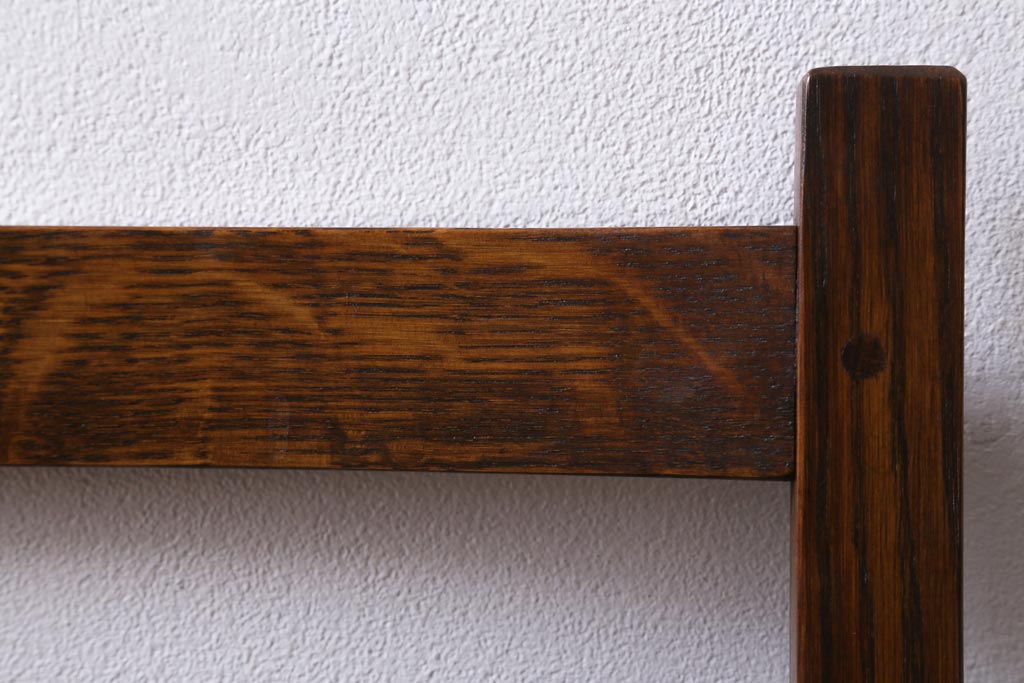 中古　アメリカ　Stickley(スティックレー、スティックレイ)社　象嵌入り　ミッションスタイル　サイドチェア(椅子、ダイニングチェア)(R-038608)
