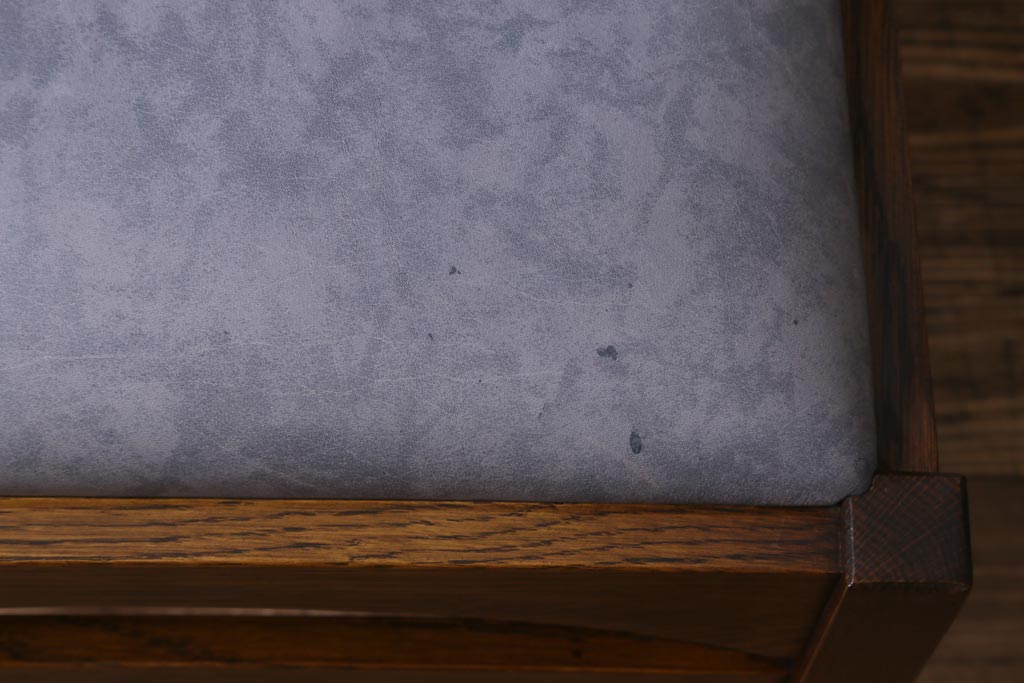 中古　アメリカ　Stickley(スティックレー、スティックレイ)社　象嵌入り　ミッションスタイル　サイドチェア(椅子、ダイニングチェア)(R-038608)