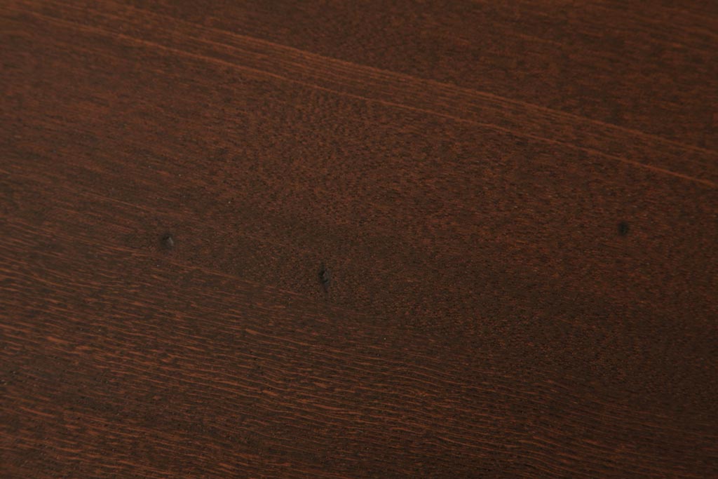 アンティーク家具　和製アンティーク　昭和初期　くっきりとした木目が魅力の角ちゃぶ台(座卓、ローテーブル)(R-038612)