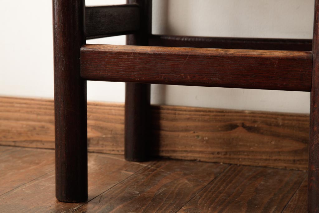 ビンテージ　松本民芸家具　初期モデル　ラッシスツール2脚セット(チェア、椅子)(R-038797)