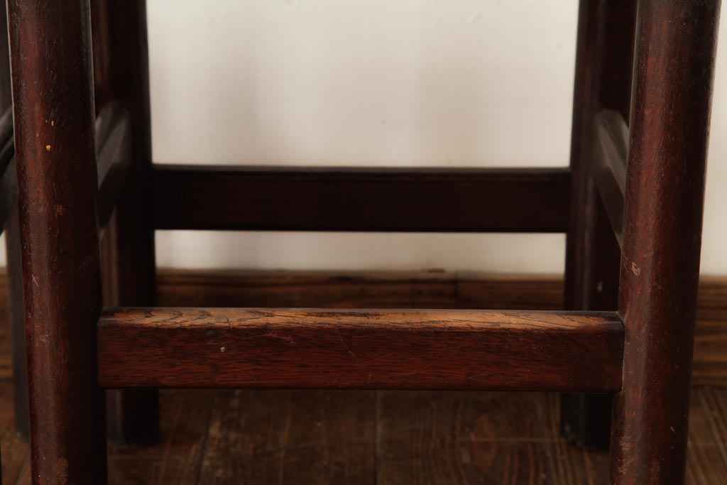 ビンテージ　松本民芸家具　初期モデル　ラッシスツール2脚セット(チェア、椅子)(R-038801)