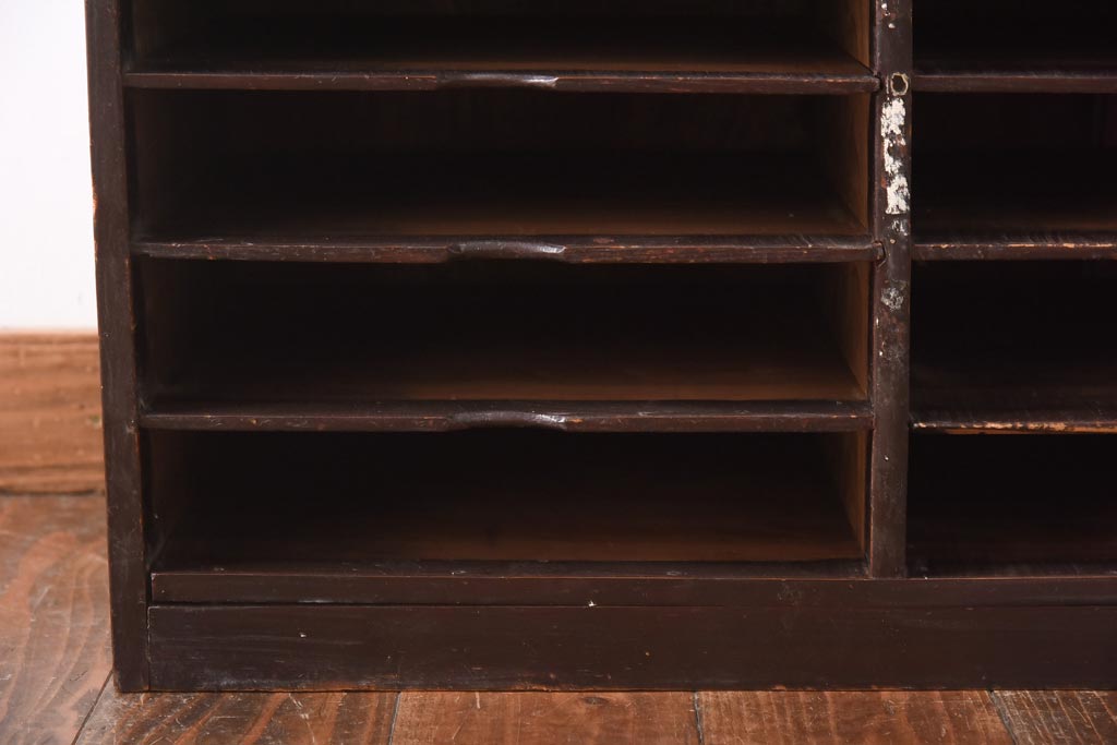アンティーク家具　昭和初期　レトロな書類ケース(書類棚、収納棚)(R-038873)