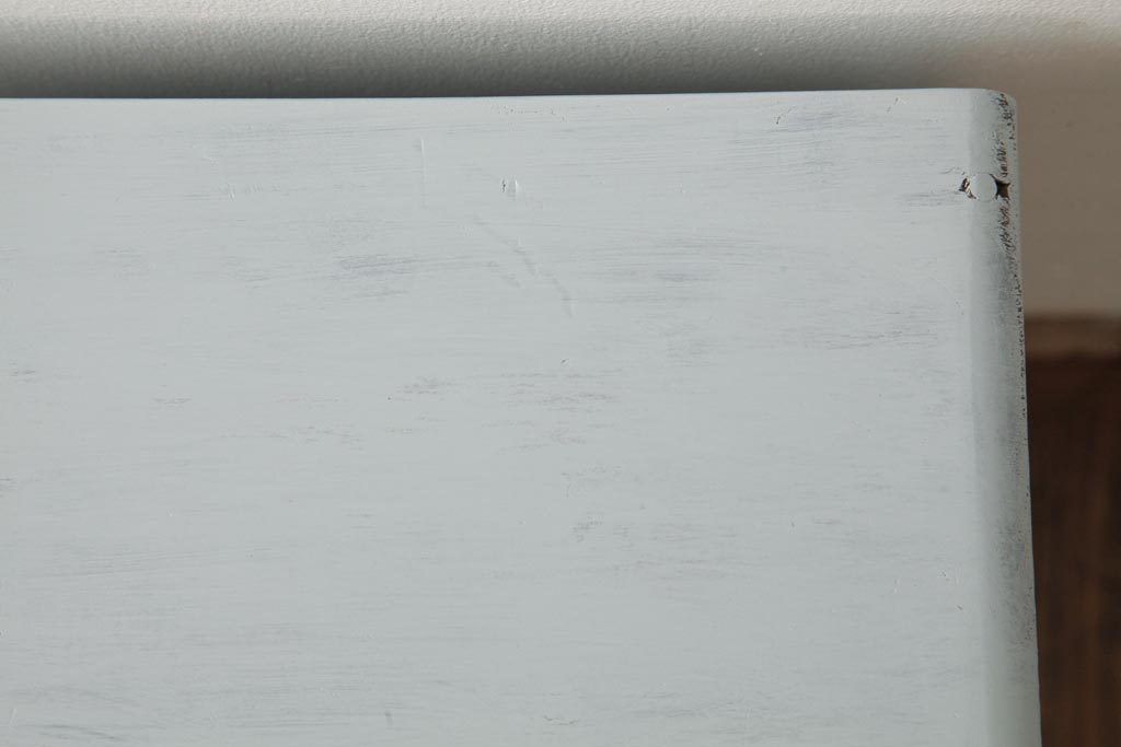 ペイント家具　和製ビンテージ　昭和中期　シャビーなペイントが魅力の小引き出し(小物収納、卓上収納、ドロワー)(R-038891)