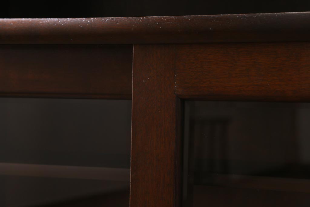 中古　松本民芸家具　モダンな雰囲気が魅力の90型茶タンス(サイドボード、戸棚)(定価約35万6千円)(R-038917)