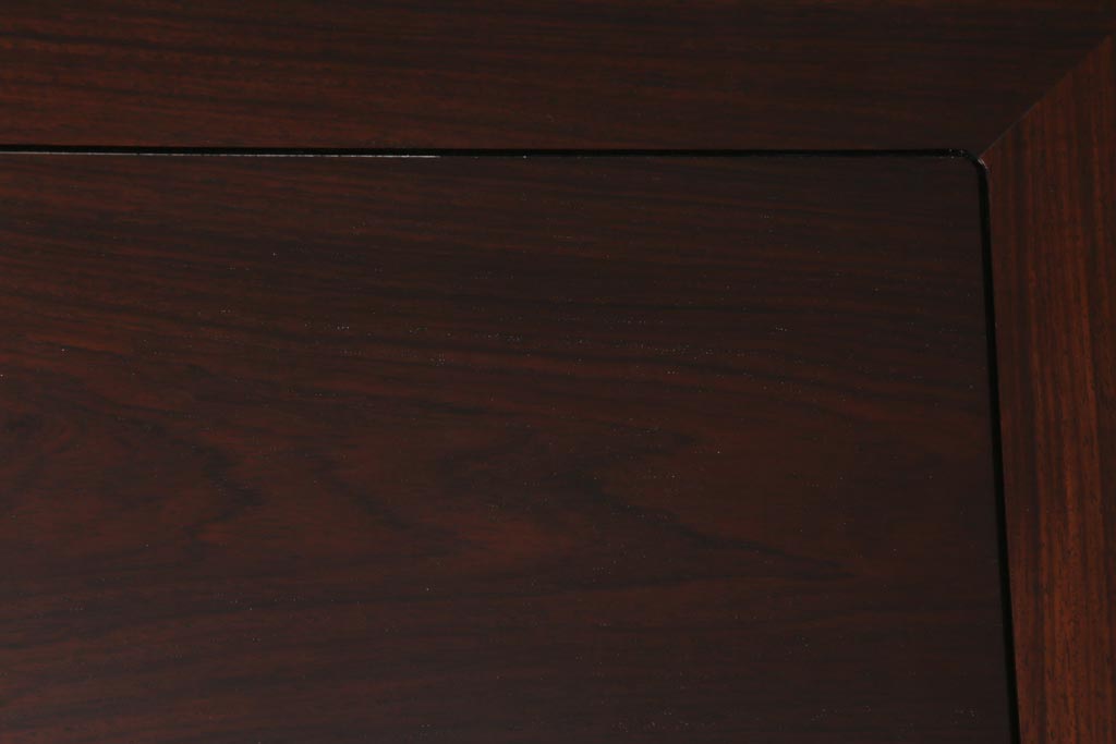 ヴィンテージ家具　唐木指物　紫檀(シタン)材　漆塗り　落ち着いた和の空間を演出する座卓(ローテーブル、ビンテージ)(R-039011)