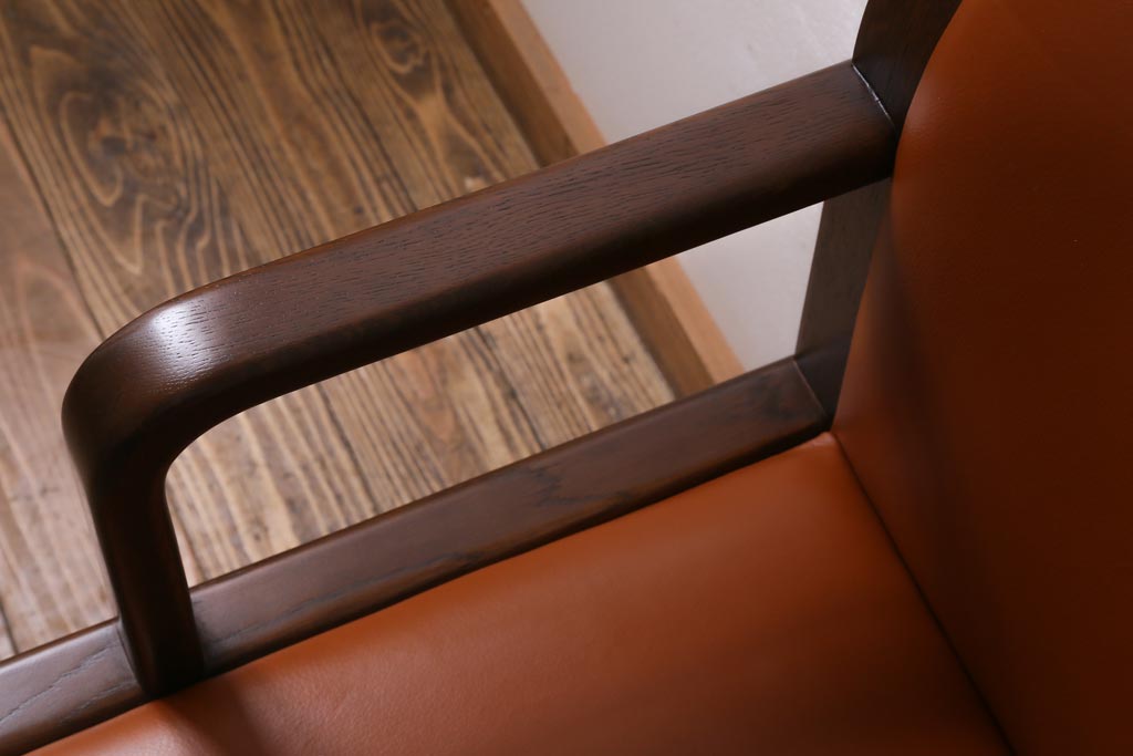 ビンテージ　CONDE HOUSE(カンディハウス)　セルジオDアームチェア　絶版品!温かみのある空間作りにおすすめのチェア(アームチェア、椅子)(R-039027)