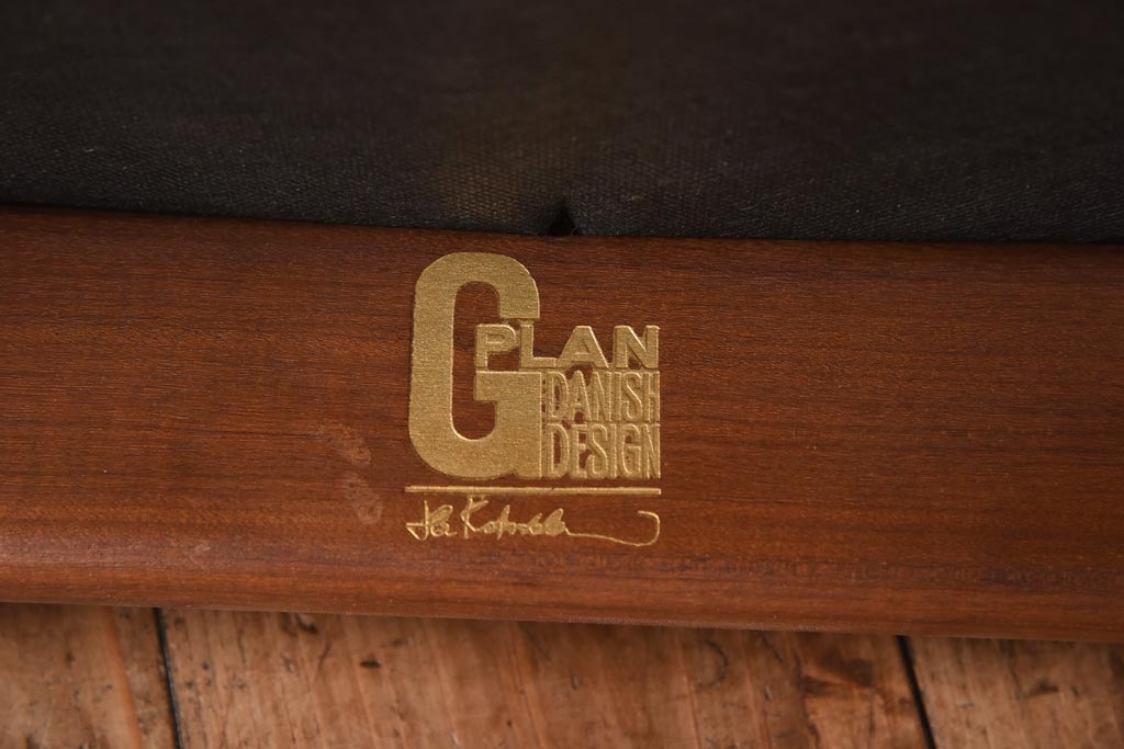 ヴィンテージ家具　G-PLAN(ジープラン)　Danishシリーズ　Larsen(ラーセン)　チーク材　ダイニングチェア(椅子、ビンテージ)(R-039069)