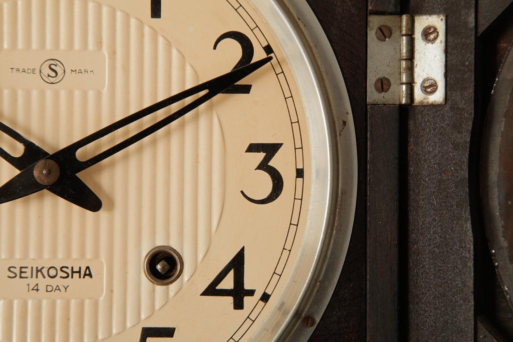 アンティーク雑貨 精工舎(SEIKOSHA、セイコー) レトロシックなゼンマイ式掛け時計(柱時計、振り子時計)(R-039082) | ラフジュ工房