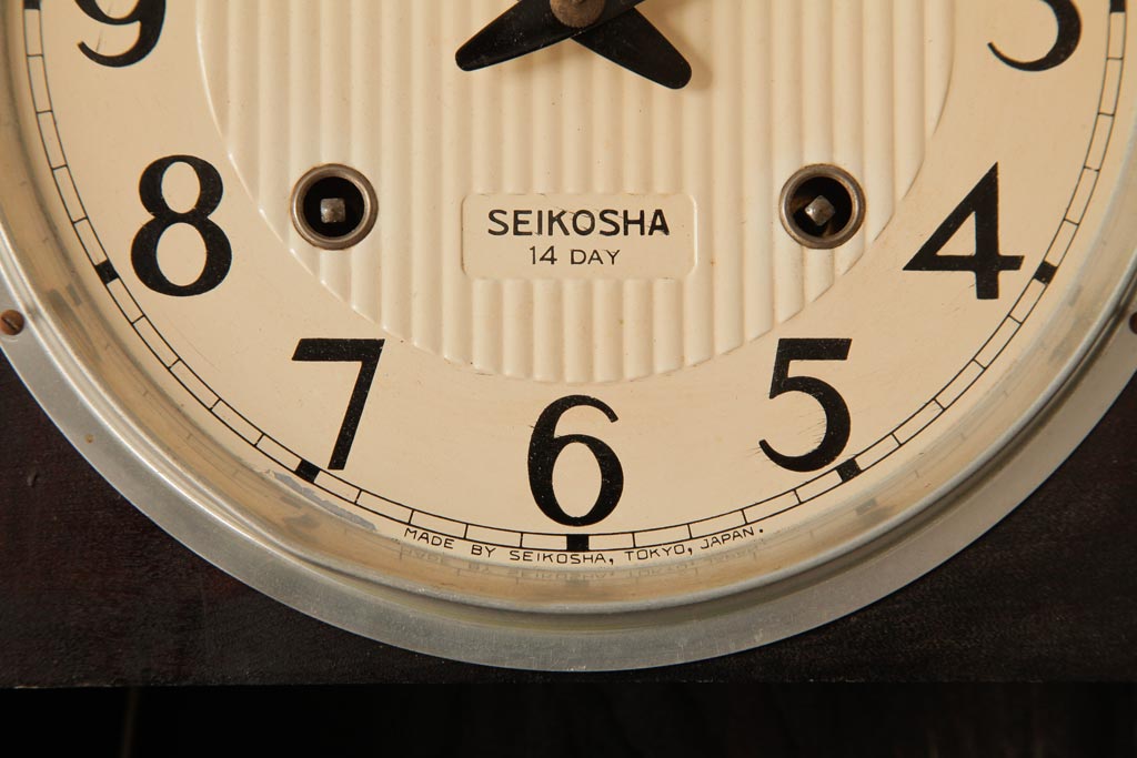 アンティーク雑貨　精工舎(SEIKOSHA、セイコー)　レトロシックなゼンマイ式掛け時計(柱時計、振り子時計)(R-039082)