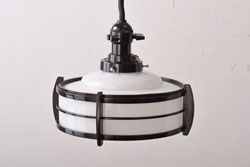 レトロ照明　和の雰囲気と懐かしさ漂うペンダントライト(天井照明、電笠、吊り下げ照明)(R-039166)