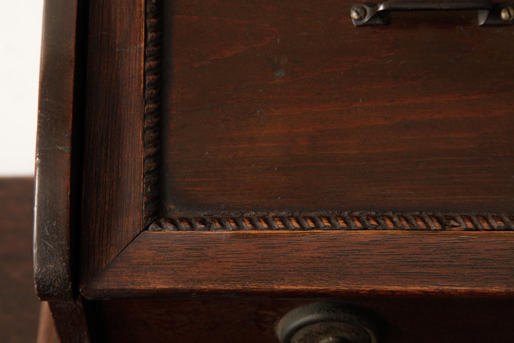 アンティーク雑貨　和製アンティーク　三崎商会　ノスタルジックな雰囲気が魅力的な木製レジスター(キャッシャー)(R-039198)