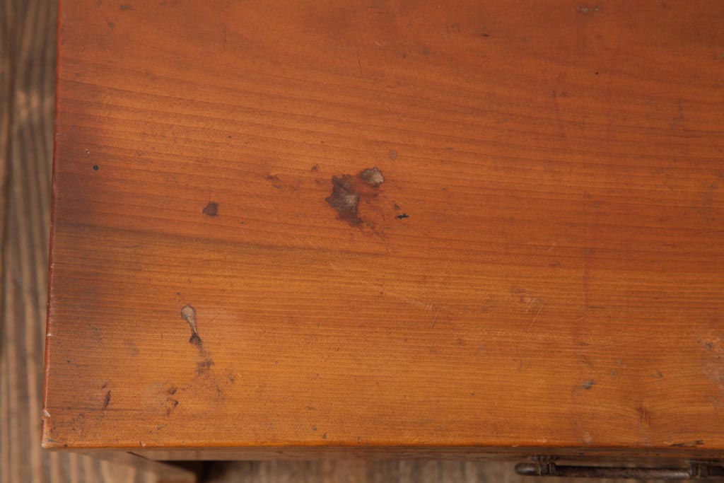 アンティーク家具　和製アンティーク　昭和初期　温もり溢れる明るい色味の文机(座机、ローテーブル)(R-039230)