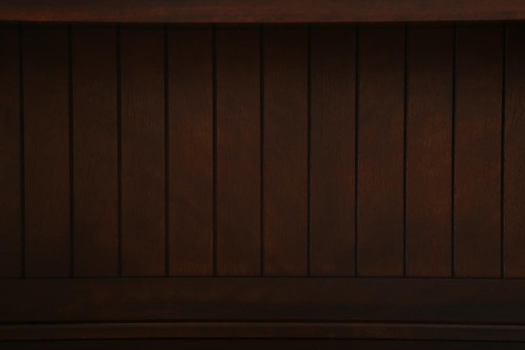 中古　九州民芸家具　上品さと高級感あふれる佇まいが魅力の食器棚(定価約68万円)(収納棚、カップボード)(R-039525)