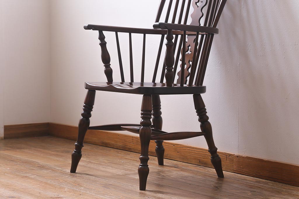 中古 松本民芸家具 #44A型 ウィンザーチェア(アームチェア、椅子