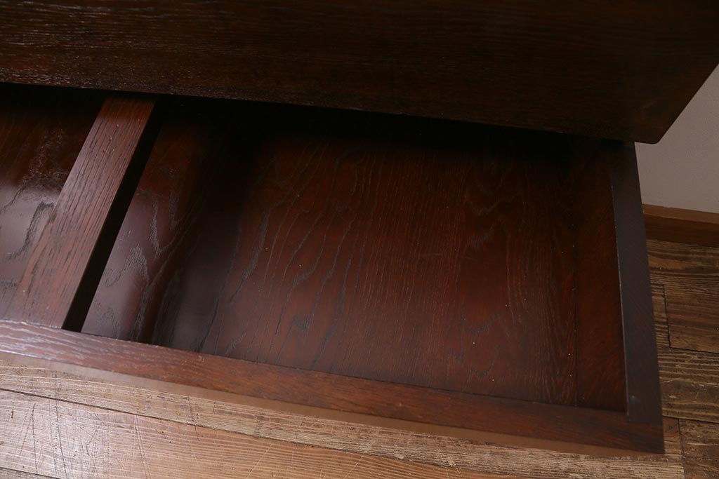中古　松本民芸家具　碌山ベンチ　落ち着きのある佇まいが魅力の2人掛けベンチ(長椅子)(R-039719)