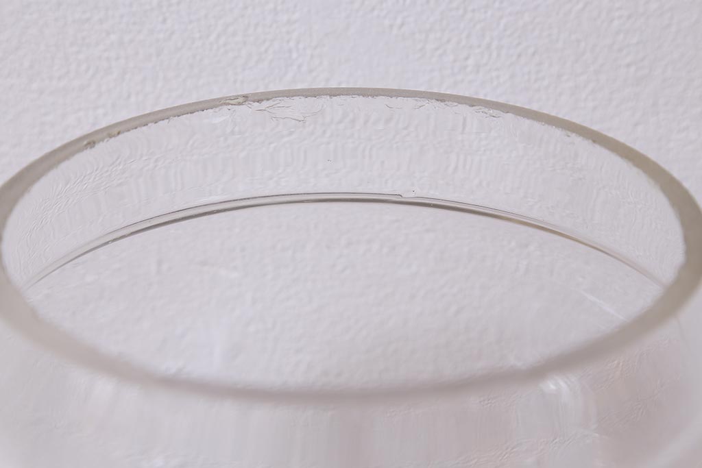 レトロ雑貨　昭和レトロ　丸いフォルムが可愛らしい地球瓶(ガラス瓶、ガラスビン)(R-039877)