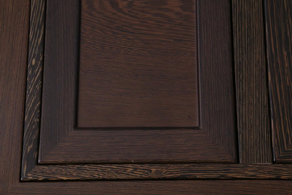 中古　最高級品　鉄刀木(タガヤサン)無垢材　内部が銅製の関西火鉢(ローテーブル、長火鉢、座卓、リビングテーブル、囲炉裏)(R-039981)