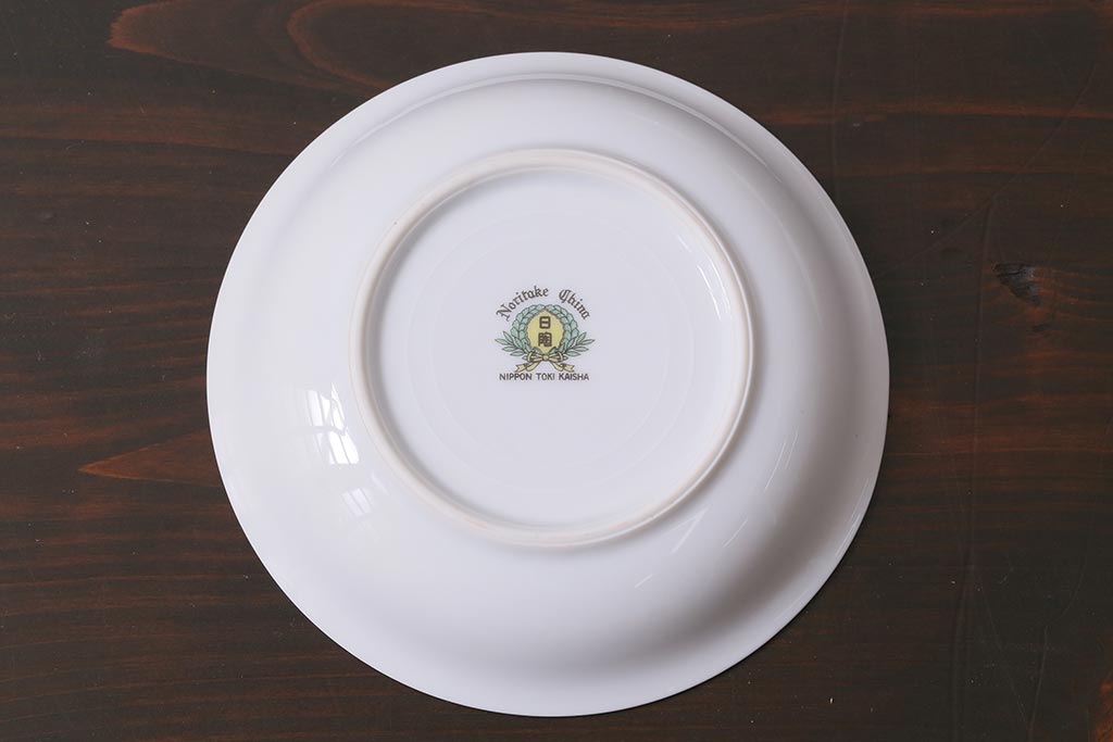 アンティーク雑貨　昭和中期　オールドノリタケ　小皿4枚セット(プレート、洋食器)(R-040035)