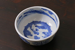 幕末〜明治期　富長貴春(富貴長春)　伊万里　色絵　金彩　5寸皿　約15cm　煌びやかで豪華な絵付けの深皿3客セット(和食器、和皿、変形皿、五寸)(R-062287)