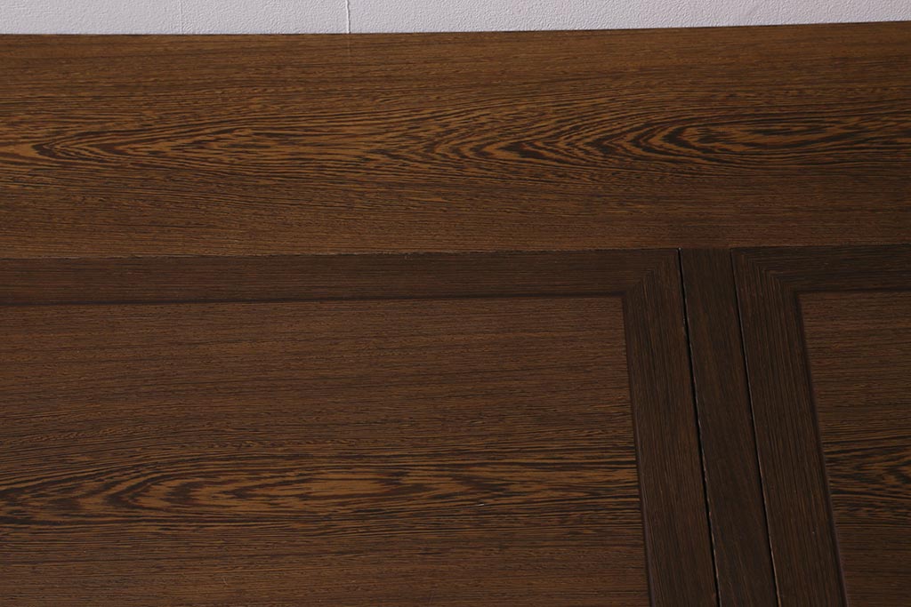中古　最高級品　鉄刀木(タガヤサン)無垢材　内部銅製  美しい木目が魅力の関西火鉢(ローテーブル、長火鉢、座卓、リビングテーブル、囲炉裏)(R-040239)