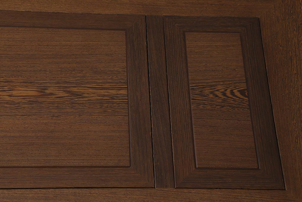 中古　最高級品　鉄刀木(タガヤサン)無垢材　内部銅製  美しい木目が魅力の関西火鉢(ローテーブル、長火鉢、座卓、リビングテーブル、囲炉裏)(R-040239)