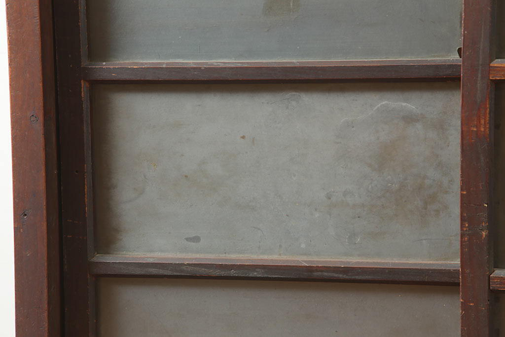 アンティーク家具　ヒノキ・杉材　シンプルで取り入れやすい引き出し付きの重ね戸棚・下段(収納棚、キャビネット)(R-040272)