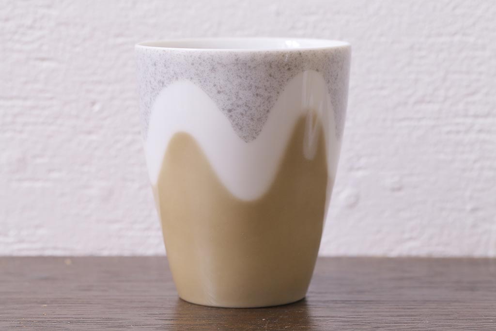 未使用品　昭和中期　古いノリタケ(Noritake、日陶)　急須・湯呑6客・菓子鉢セット　箱付(湯のみ、茶器揃)(R-040507)