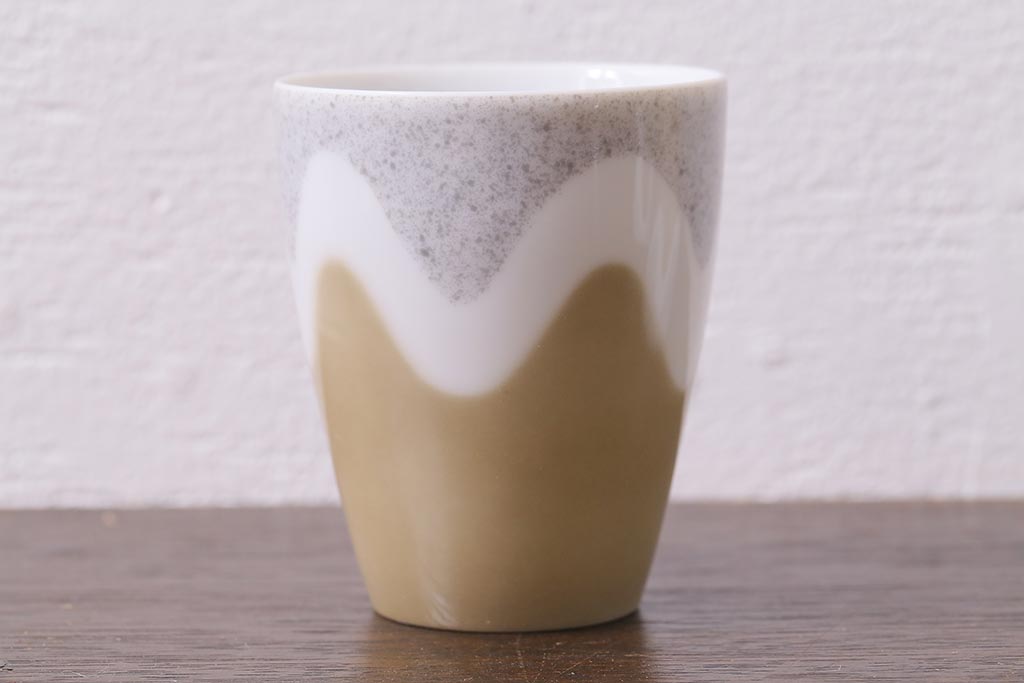 未使用品　昭和中期　古いノリタケ(Noritake、日陶)　急須・湯呑6客・菓子鉢セット　箱付(湯のみ、茶器揃)(R-040507)