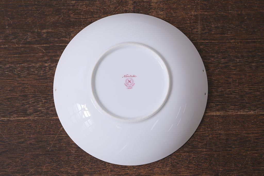 未使用品　昭和中期　古いノリタケ(Noritake、日陶)　急須・湯呑6客・菓子鉢セット　箱付(湯のみ、茶器揃)(R-040507)