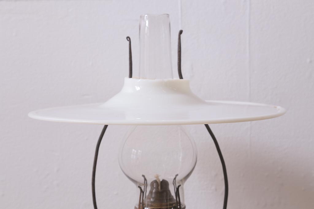 アンティーク雑貨 明治大正 5分芯 ランタン型の座敷ランプ(洋燈、オイルランプ)(R-040546) | ラフジュ工房