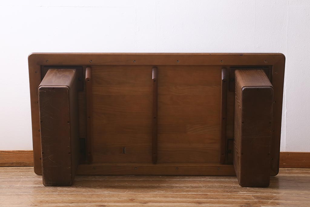 中古　maruni(マルニ木工)　上品なリビングテーブル(ローテーブル、センターテーブル)(R-040547)