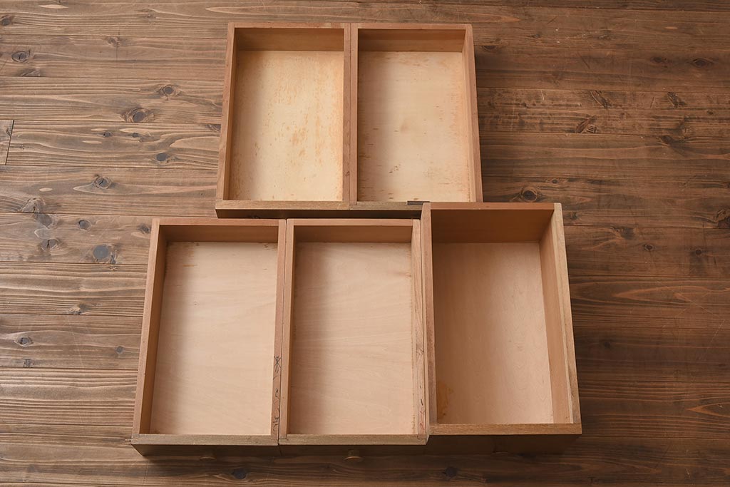 レトロ家具 昭和中期 様々な使い方ができるレトロな両袖机