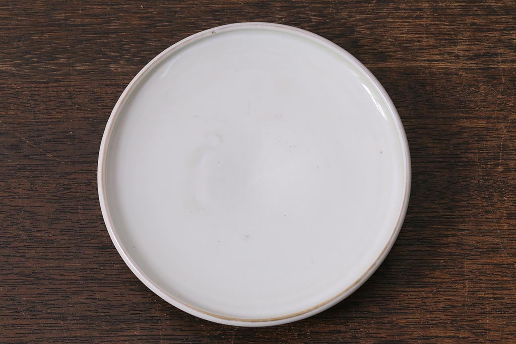 アンティーク雑貨　幕末明治期　伊万里焼　色絵蓋茶碗5客セット(蓋付茶碗、和食器)(R-040574)