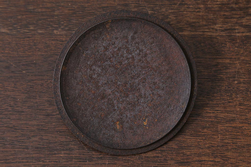 アンティーク雑貨　古民具・骨董　光雲作　松文　昭和初期の古い鉄瓶(茶道具)(R-040740)