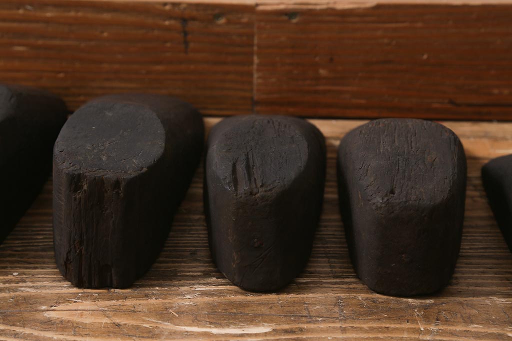 アンティーク雑貨　南会津　やまげんぺい木型(古民具、わらじ、草履)(R-040753)