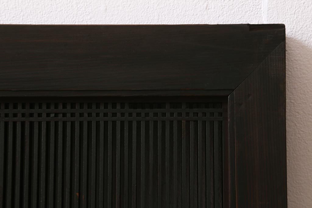 ビンテージ建具　上品な和の雰囲気漂う長欄間(明り取り、建具)(R-040756)