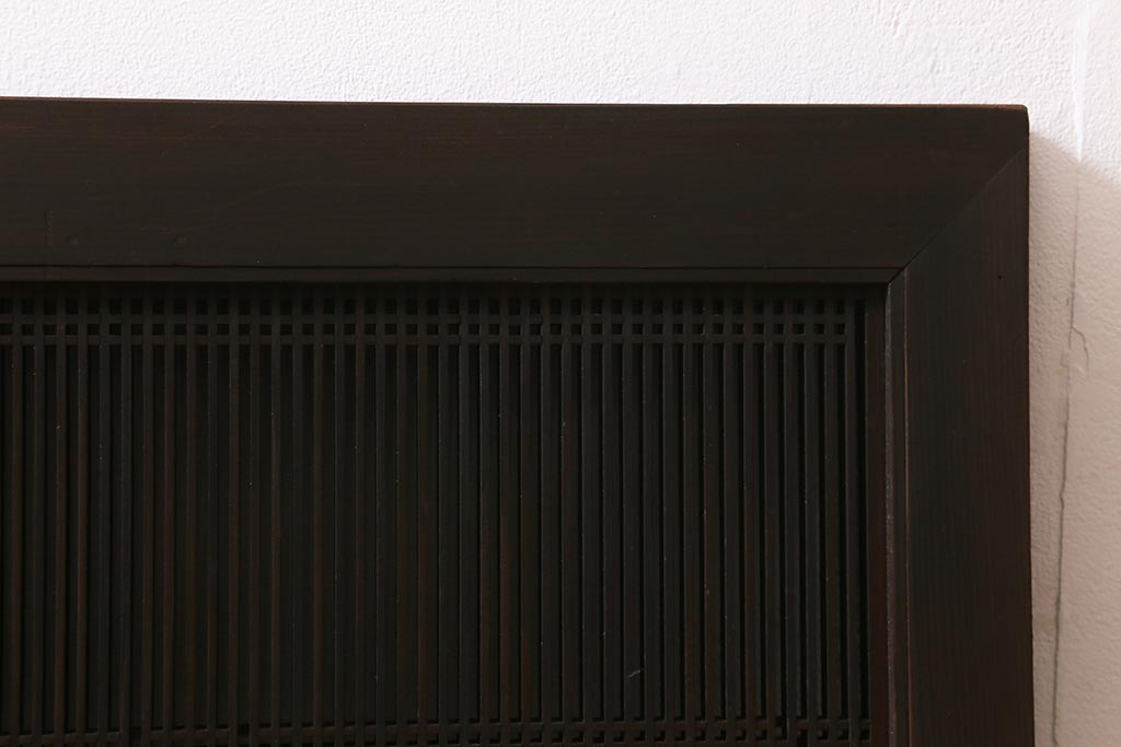 ビンテージ建具　上品な和の雰囲気漂う長欄間(明り取り、建具)(R-040756)