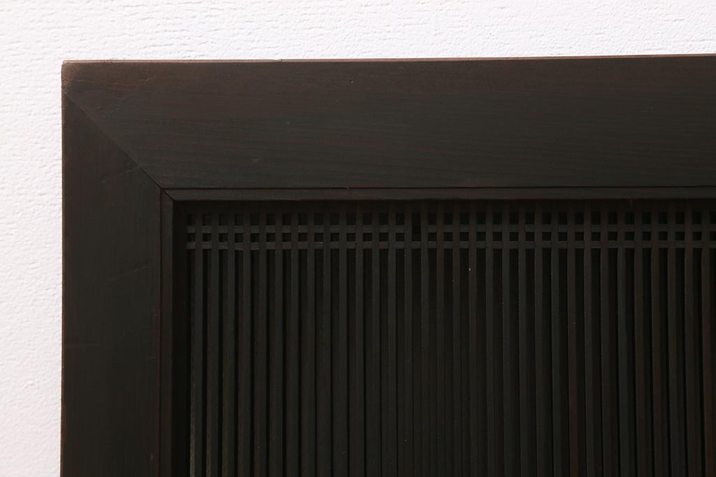 ビンテージ建具　上品な和の雰囲気漂う長欄間(明り取り、建具)(R-040756)