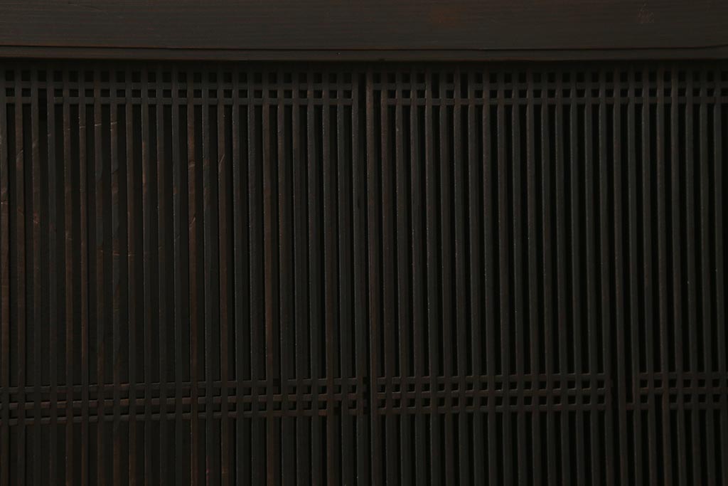 ビンテージ建具　上品な和の雰囲気漂う長欄間(明り取り、建具)(R-040756)
