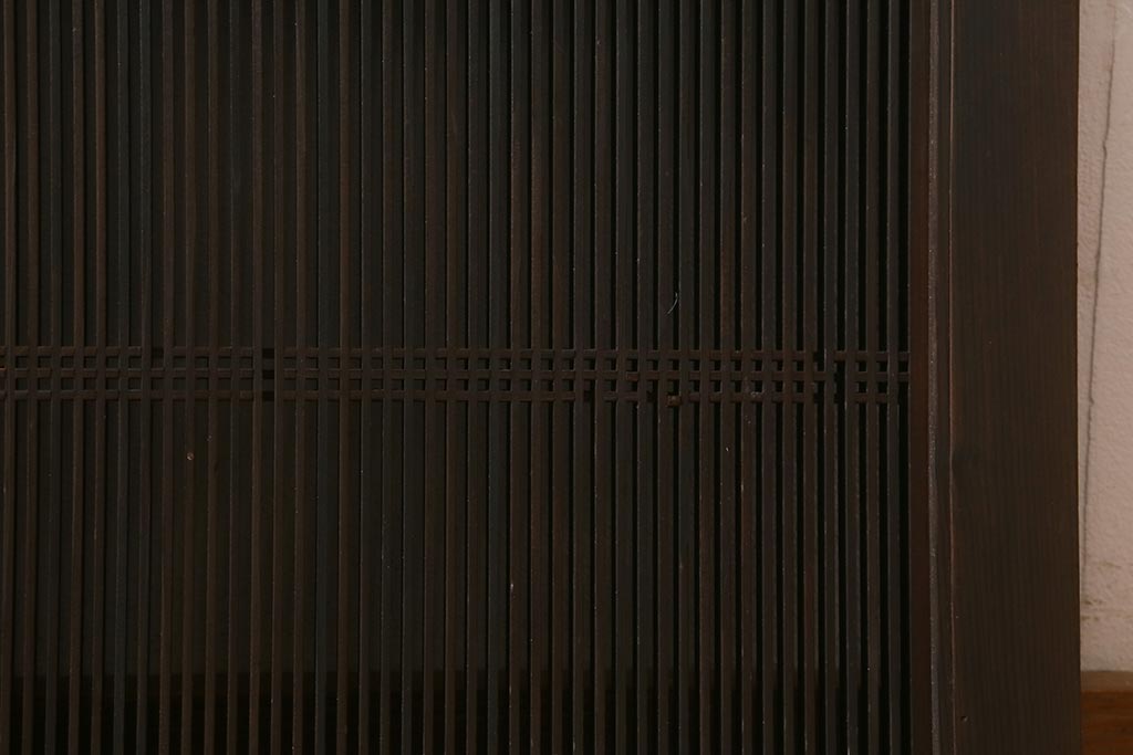 ビンテージ建具　上品な和の雰囲気漂う長欄間(明り取り、建具)(R-040756)