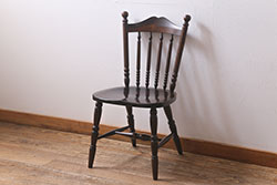 中古　北海道民芸家具　HM626　シックなダイニングチェア(椅子、ウィンザーチェア、ウインザーチェア)(R-040781)