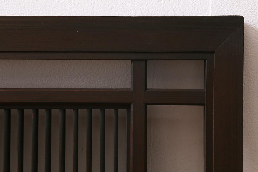 アンティーク家具　昭和初期　和モダンスタイルにおすすめな欄間(明り取り、明かり取り)(R-040824)