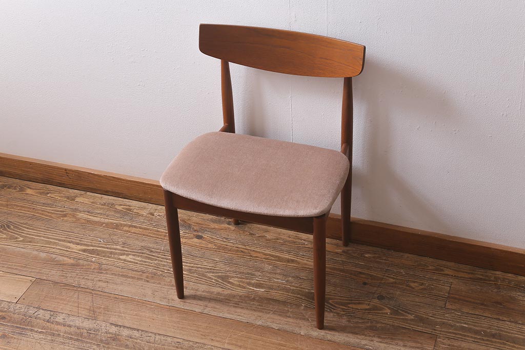 ヴィンテージ家具　G-PLAN(ジープラン)　Danishシリーズ　チーク材　ダイニングチェア(椅子、ビンテージ)(R-040874)