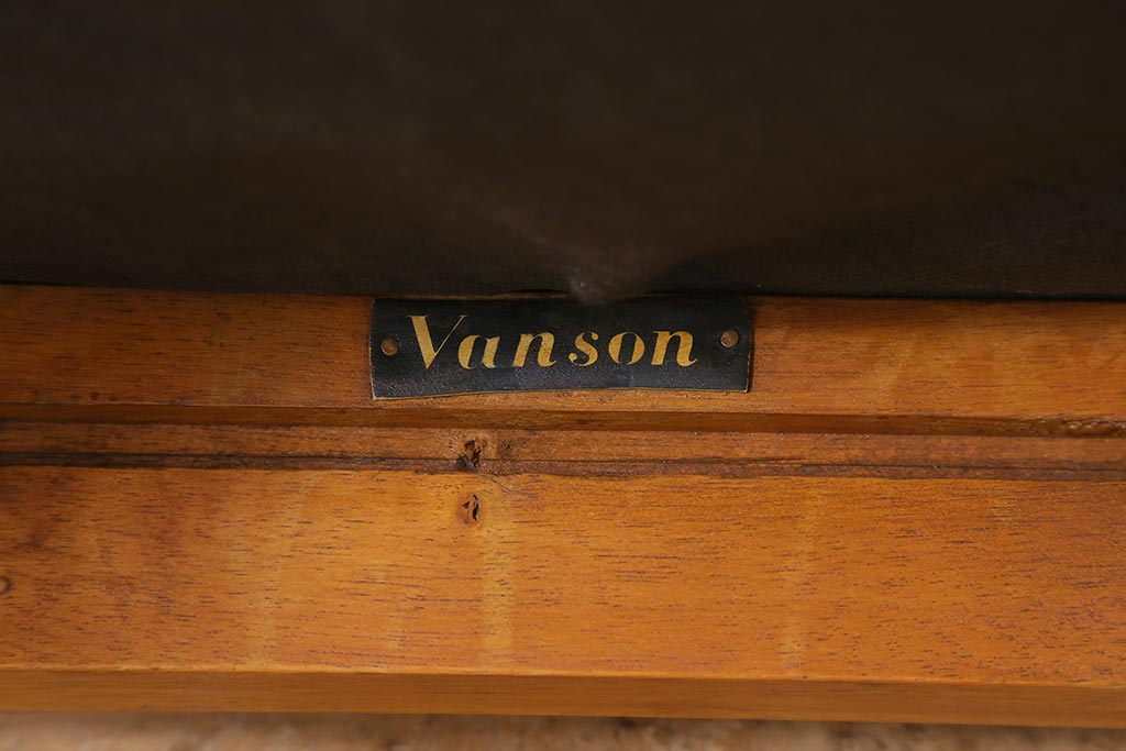 ヴィンテージ家具　イギリスビンテージ　Vanson　北欧スタイルにおすすめなアームチェア(ダイニングチェア、椅子)(R-041006)