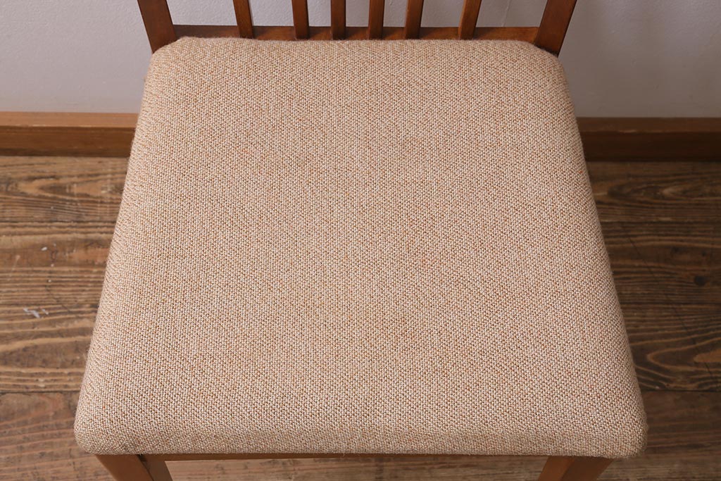 ヴィンテージ家具　イギリスビンテージ　Vanson　北欧スタイルにおすすめなチェア(ダイニングチェア、椅子)(R-041008)