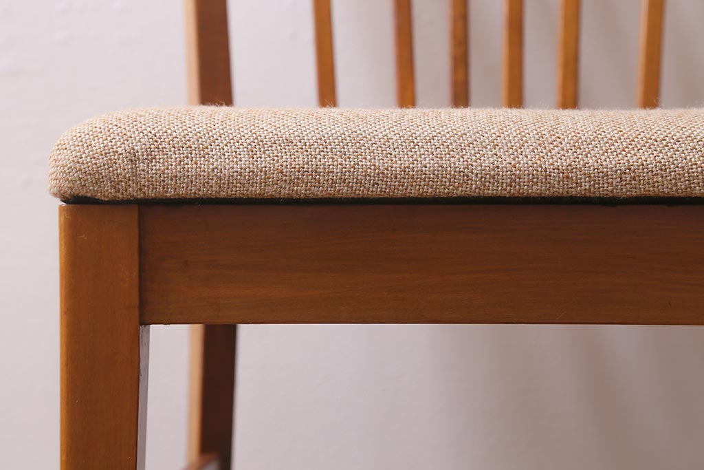 ヴィンテージ家具　イギリスビンテージ　Vanson　北欧スタイルにおすすめなチェア(ダイニングチェア、椅子)(R-041008)