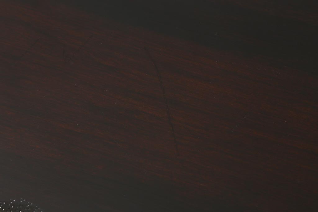 中古　軽井沢彫り　桜の意匠が見事な職人技が光るサイドボード(サイドキャビネット、収納棚)(R-041065)